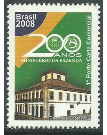 C2757/2008  200 ANOS DO MINISTÉRIO DA FAZENDA  - 10.986  Mint