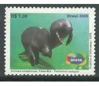 C2763/2008  ANIMAIS AMAZÔNICOS - PEIXE-BOI 10.993 Mint