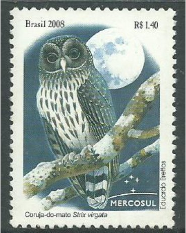 C2766 MERCOSUL - CORUJA 2008 - 10.996 Mint