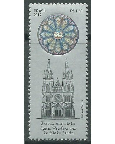 C3167 IGREJA PRESBITERIANA DO RIO DE JANEIRO 2012 - 11.235 mint