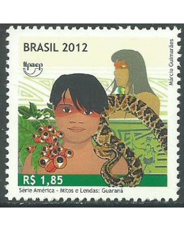 C3225  UPAEP MITOS E LENDAS - GUARANÁ  2012 - 11.363 Mint