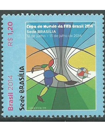 C3320 COPA DO MUNDO DA FIFA 2014 - BRASÍLIA 11.418 Mint
