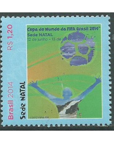 C3325 COPA DO MUNDO DA FIFA DE 2014 NATAL 11.423 Mint