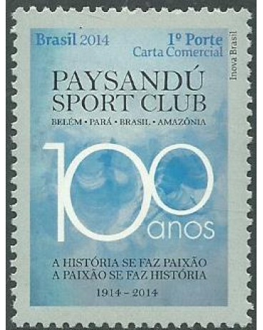 C3331 PAYSANDÚ SPORT CLUB 2014 -11.429 Mint
