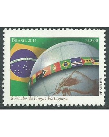 C3361 8 SÉCULOS DA LÍNGUA PORTUGUESA 2014 - 11.435 Mint