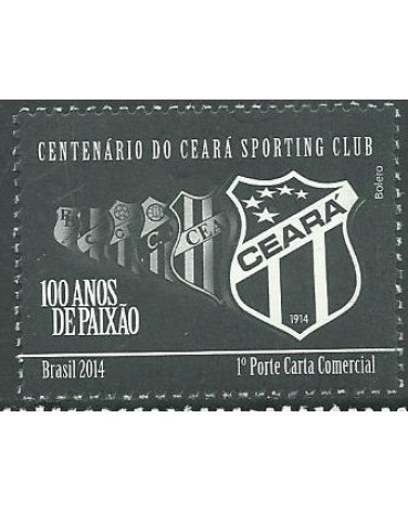 C3364 CENTENÁRIO DO CEARÁ SPORTING CLUB 2014 -11.438 Mint