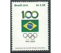 C3367 CENTENÁRIO DO COMITÊ OLÍMPICO BRASILEIRO 2014 - 11.440 Mint
