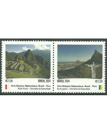 C3373/3374 RELAÇÕES / PERU 2014 -11.443  Mint