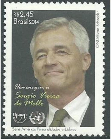 C3375 UPAEP - HOMENAGEM A SÉRGIO VIEIRA DE MELO 2014 - 11.444 Mint