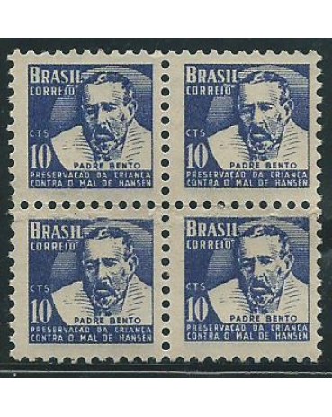 C0355 H3 HANSENÍASE PADRE BENTO  1954 -11.572 MINT SEM GOMA