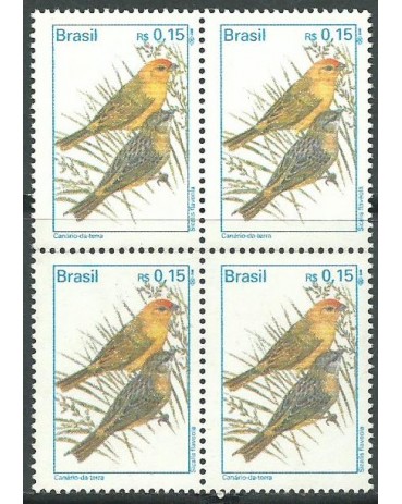 R718 PÁSSAROS URBANOS "CANÁRIO-DA-TERRA" 11.608 Mint
