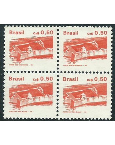 R646 FORTE DOS REIS MAGOS -RN  1986 - 11.648 MINT  SEM GOMA