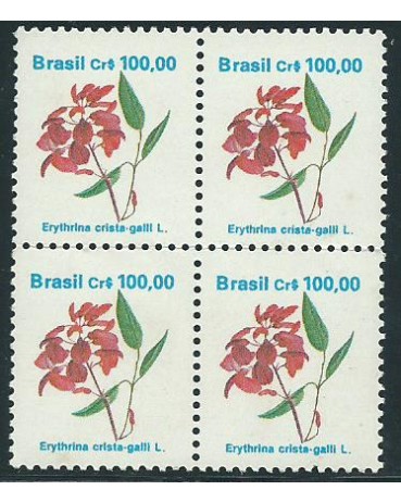 R682 FLORA BRASILEIRA  "ERYTHRINA" 1990  -  11.650 M