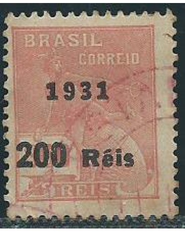 R348 VOVÓ 1931 SOBRECARGA  PRETA FILIGRANA "J"  11.754 CARIMBADO o carimbo poderá ser outro 
