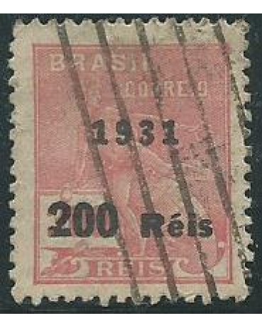 R352 VOVÓ RECARGA PRETA  200/300 RÉIS FILIGRANA "  J " 11.759 CARIMBADO, o carimbo poderá ser outro