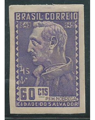 C245 1949  4º CENTENÁRIO DE SALVADOR - BAHIA, Pe. MANOEL DA NÓBREGA 11.792 - MINT