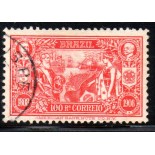 1908 C08 EXPOSIÇÃO NACIONAL E CENTENÁRIO DA ABERTURA DOS PORTOS 11.796 CARIMBADO