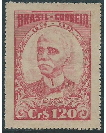 C249 CENTENÁRIO DO NASCIMENTO DE RUY BARBOSA 1949 NOVO 11.976