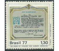 C998 CRIAÇÃO DOS CURSOS JURÍDICOS  1977 NOVO 12.024