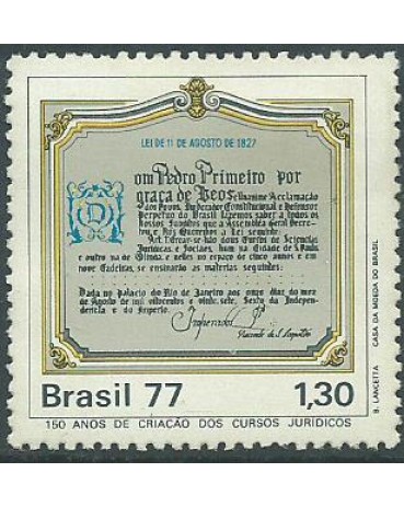 C998 CRIAÇÃO DOS CURSOS JURÍDICOS  1977 NOVO 12.024