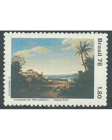 C1068 Paisagem brasileira na pintura 1978  novo 12.031