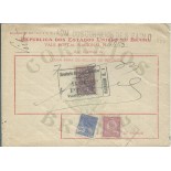Vale Postal N°2558  de  11 de  Fevereiro de 1929 com Selo Fiscal e Postais 12.145