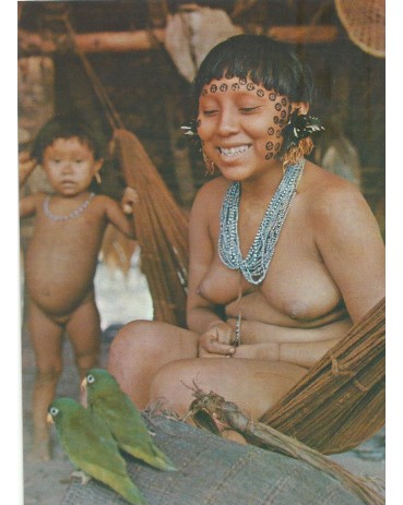 Índia do Povo Uaiká da Tribo Xamatautéri - Rio Amazonas - Alto do Xingu 12.240