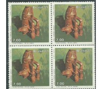 1981 C1194 Artes Populares de Paranaguá  - Museu Nacional - RJ Urna Funerária -Mint 12.258