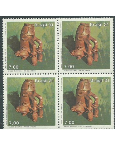 1981 C1194 Artes Populares de Paranaguá  - Museu Nacional - RJ Urna Funerária -Mint 12.258