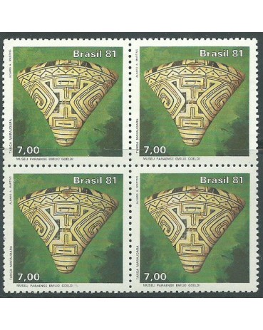 1981 C1195 Artes Populares de Paranaguá -Tanga Marajoara - Mint 12.259