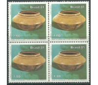 1981 C1196 Artes Populares de Paranaguá - Cerâmica - Mint 12.260b