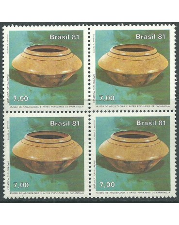 1981 C1196 Artes Populares de Paranaguá - Cerâmica - Mint 12.260b