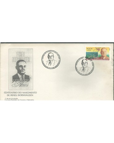 Fdc 669-1996 Irineu Bornhausen 12.395
