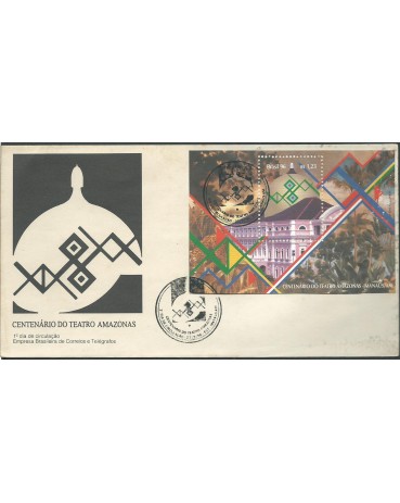 Fdc 667-1996 Teatro Amazonas 12.396