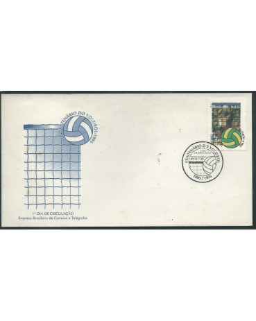 Fdc 648/1995 Centenário do Voleibol 12.560