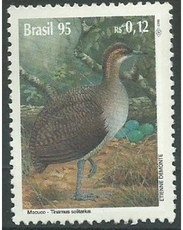 C1943 PRESERVAÇÃO DA FAUNA - MACUCO 12.606 Mint 1995