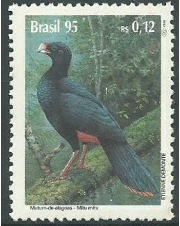 C1944 PRESERVAÇÃO DA FAUNA - MUTUM 1995  MINT 12.607