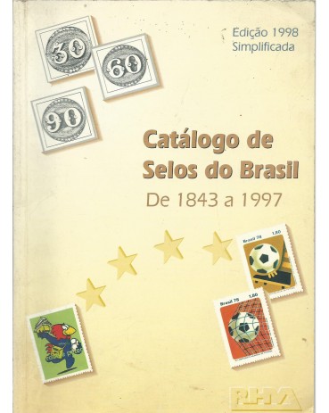 1998 Catálogo RHM 1998  -  1843 a 1997 Usado 12.775 Edição simplificada  Consulte Frete