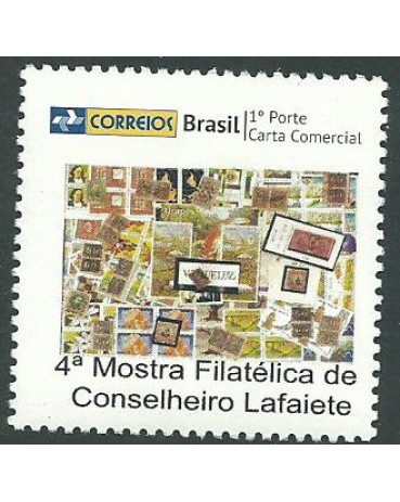 12.815 C3310 4ª mostra filatélica de Conselheiro Lafaiete 