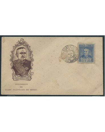 1947 Fdc Presidente Dutra - Homenagem do Clube Filatélico do Brasil - 7.9.47 -14.053
