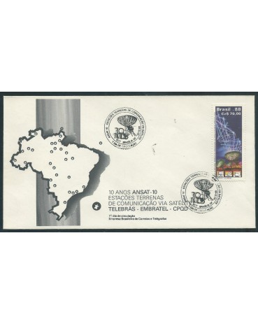 Fdc 460/88 Ansat10 , carimbo DF 14.106