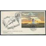 Fdc 453/88 B-77 Promulgação da Constituição de 1988, carimbo de  DF 14.107