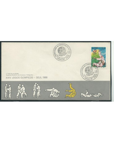 Fdc 448/88 XIV Jogos Olímpicos - Seul 1988 Carimbo DF 14.110