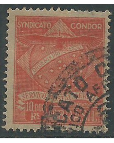 K-07 10.000 Réis Vermelho Alaranjado 14.239 C