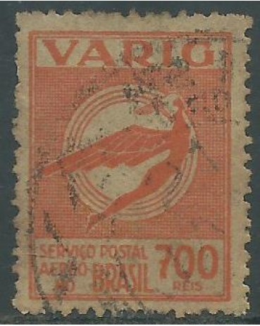 V-20 700 réis Laranja/limão 14.267 Carimbado, o carimbo poderá ser outro