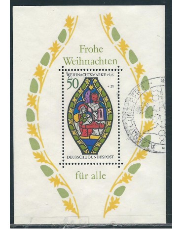 Alemanha Bundespost 1976 Natal 14.636 Carimbado