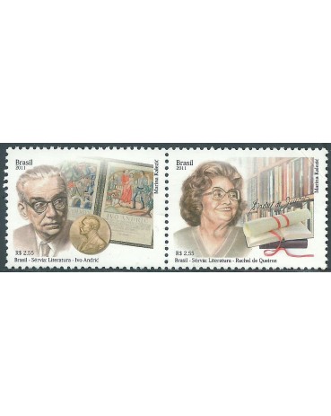 C3148/3149-2011 Se-Tenant Relações Diplomáticas - Sérvia 14.939 Mint