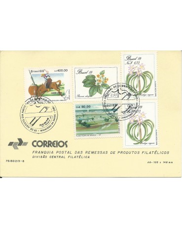 Franquia Postal 29 de Agosto dia Nacional de Combate ao Fumo, 1989 -15.108
