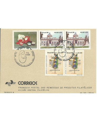 Franquia Postal, Gota de Leite de Santos, 75 anos - SP 15.135