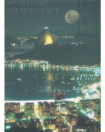 229 - Bilhete Postal - Pão de Açúcar - Baia de Guanabara 15.255
